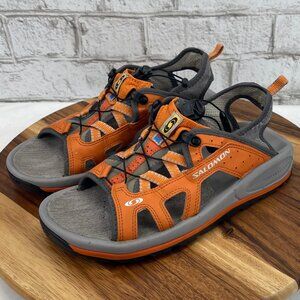VTG 2004 Salomon Tech Revo Mens 8.5 Orange Hiking Sandals